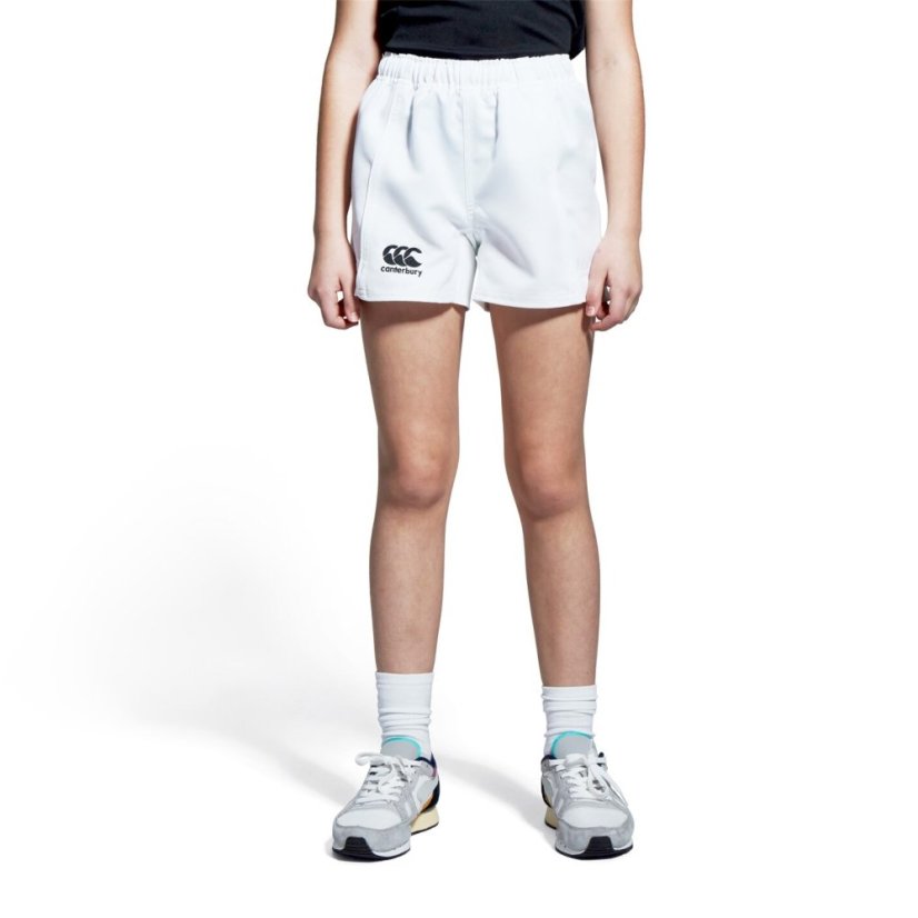 Canterbury Unisex Kids' Advanced Rugby Shorts White