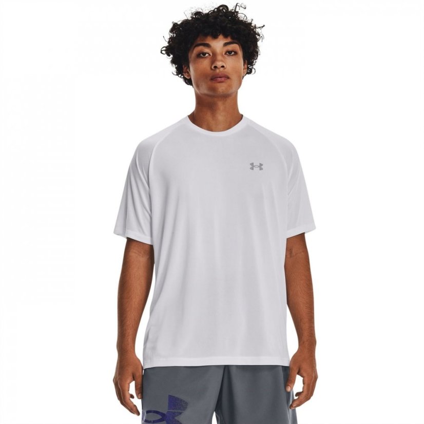 Under Armour Tech™ Reflective Short Sleeve Top Mens White