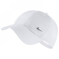 Nike Metal Swoosh Cap White