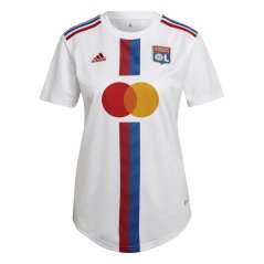 adidas Olympic Lyon Home Shirt 2022 2023 Womens White