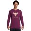 Under Armour PR Brahma Long Sleeve pánske tričko Purple