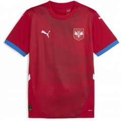 Puma Serbia Home Shirt 2024 Adults Red