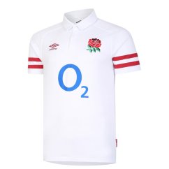 Umbro England Rugby Home Classic Licensed Shirt 2022 Mens White
