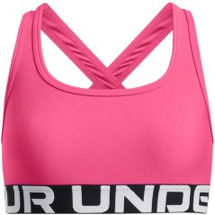 Under Armour Armour UA Crossback Sports Bra Girls' Super Pink