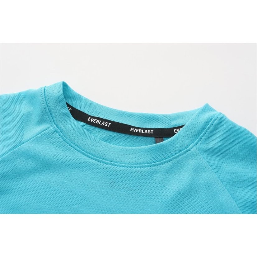 Everlast Flex Tee Junior Cyan Blue