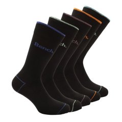 Bench Men's Oberyn 5 Pack Crew Socks Black