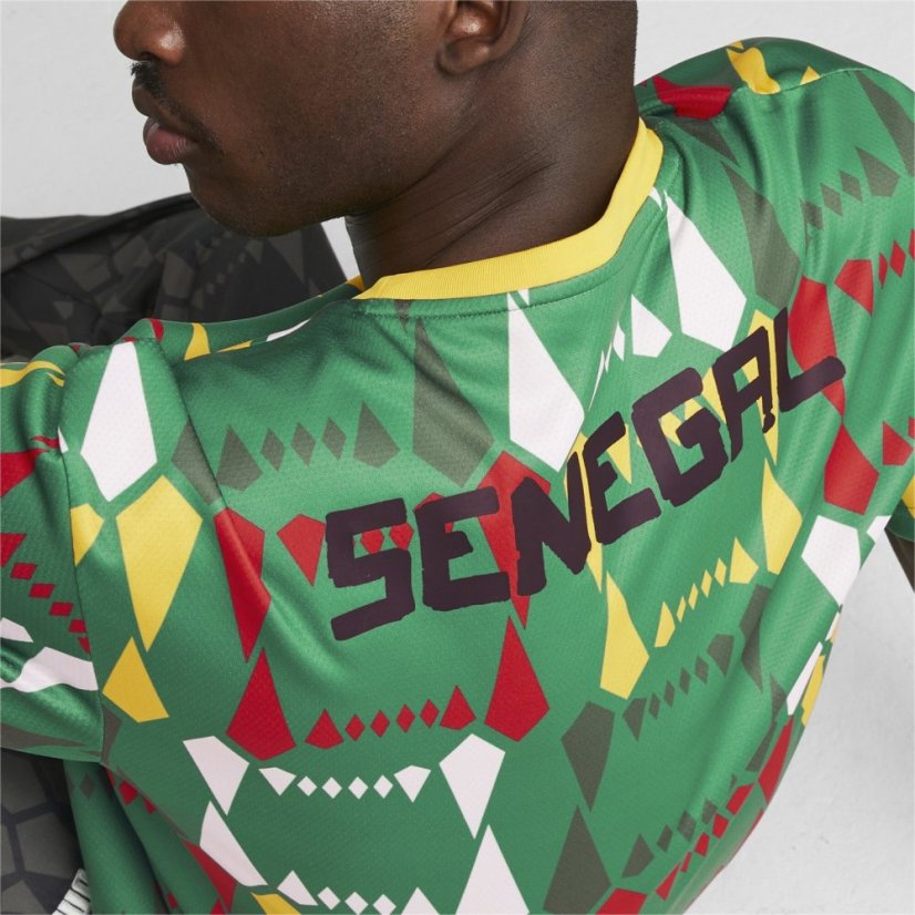 Puma Senegal Football Culture Shirt Adults 2023 Pepper Green