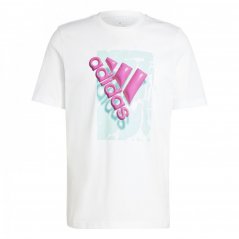 adidas Graphic Logo pánské tričko Summer White