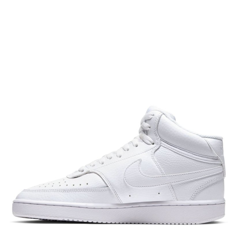 Nike Court Vision Mid Women's Hi Tops Triple White