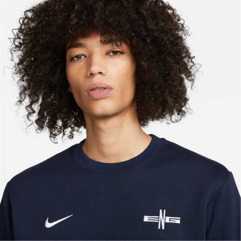 Nike Men's Fleece Sweatshirt Obsidian/White