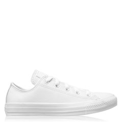 Converse Chuck Taylor All Star Mono Leather Trainers White 100