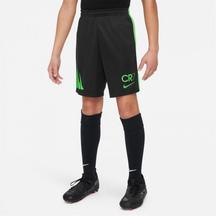 Nike Academy Player Edition:CR7 Big Kids' Dri-FIT Shorts Black/Green