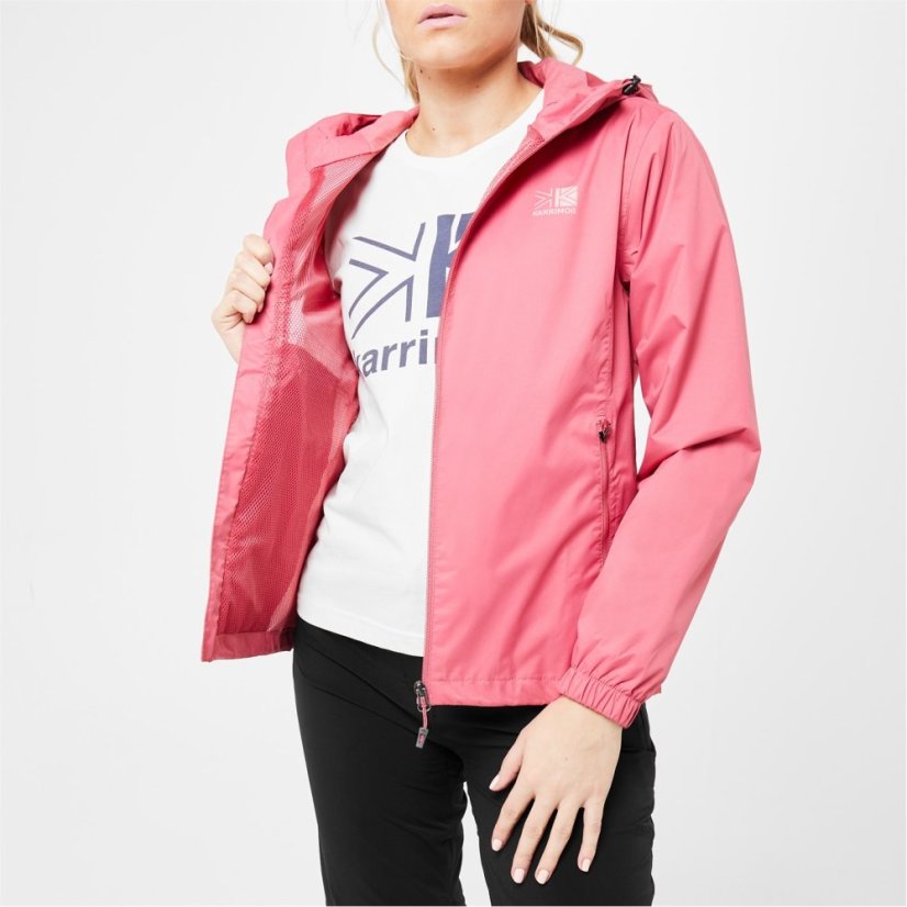 Karrimor Womens Sierra Hooded WeatherTite Waterproof Jacket Rose