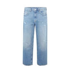 Fabric Baggy Jeans Sn Blue