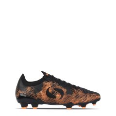 Sondico Blaze Firm Ground Football Boots Black/Orange