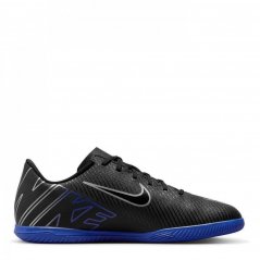 Nike Mercurial Vapor Club Junior Indoor Football Boots Black/Chrome