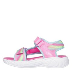 Skechers Skechers Lighted Unicorn Dreams Sandal Flat Sandals Girls Pink