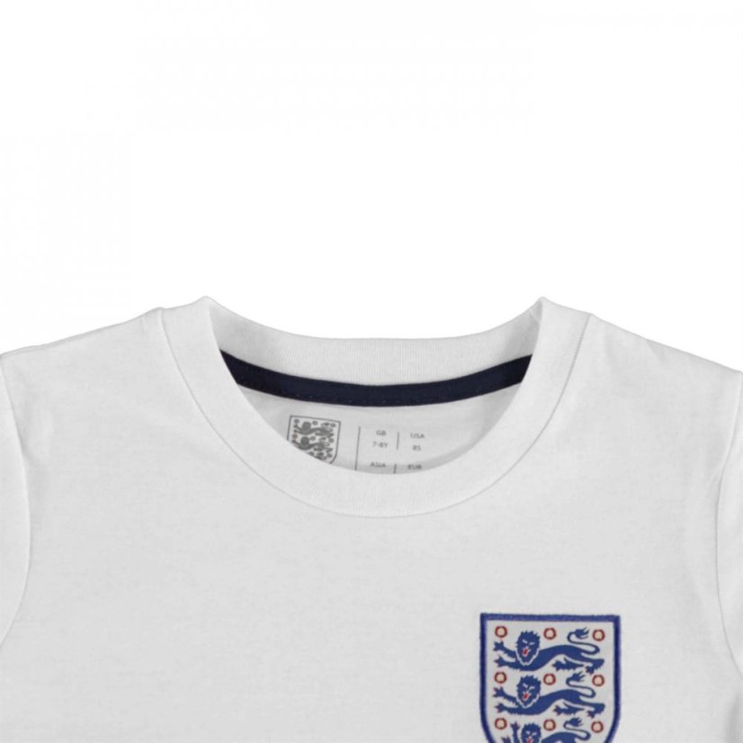 FA England Small Crest T Shirt Juniors White