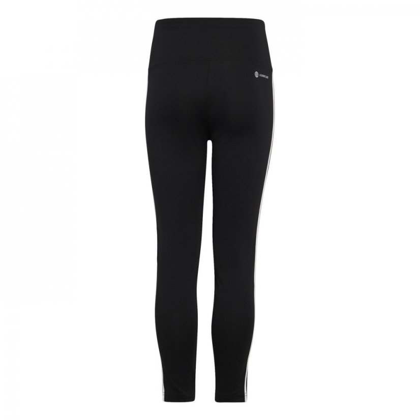 adidas Girls Essentials 3-Stripes Leggings Blk Train Tgt