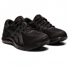 Asics Contend 8 Gs Road Running Shoes Unisex Kids Blk/Crrir Gry