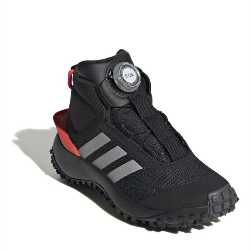 adidas Kids' FORTATRAIL Chukka Boot CBLACK/SILVMT/B