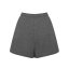 Slazenger Fleece Interlock Shorts Womens Charcoal