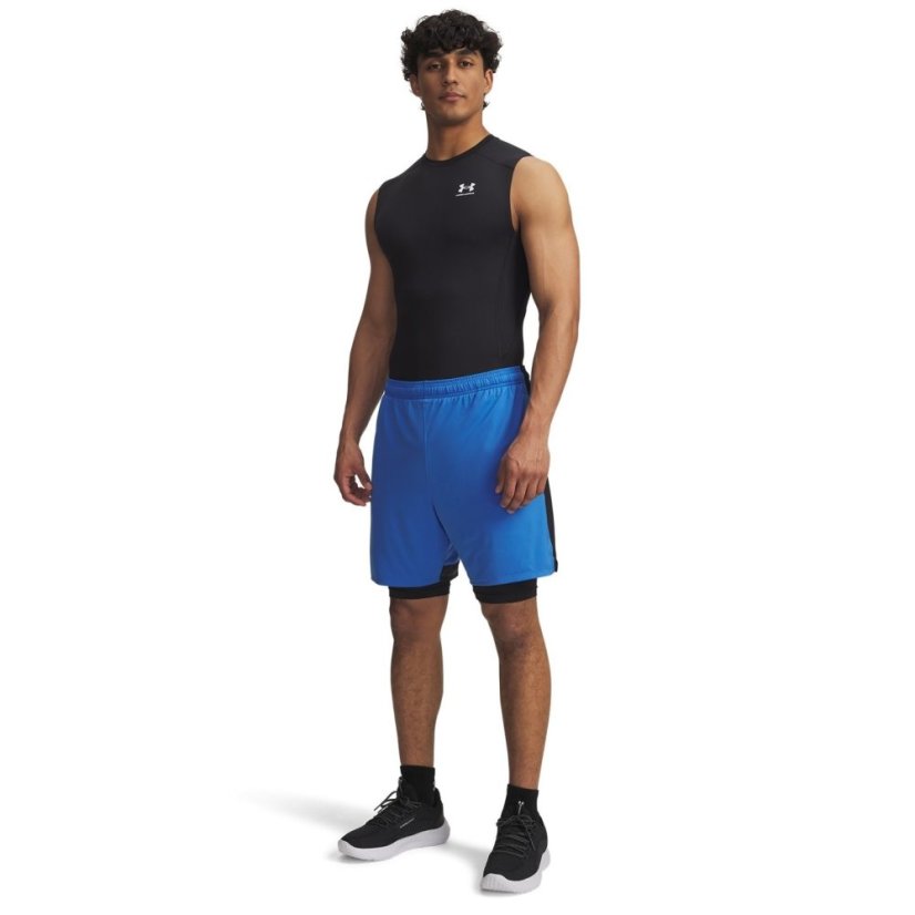 Under Armour Men's Tech Vent Performance Gym Shorts Blue Atlantis