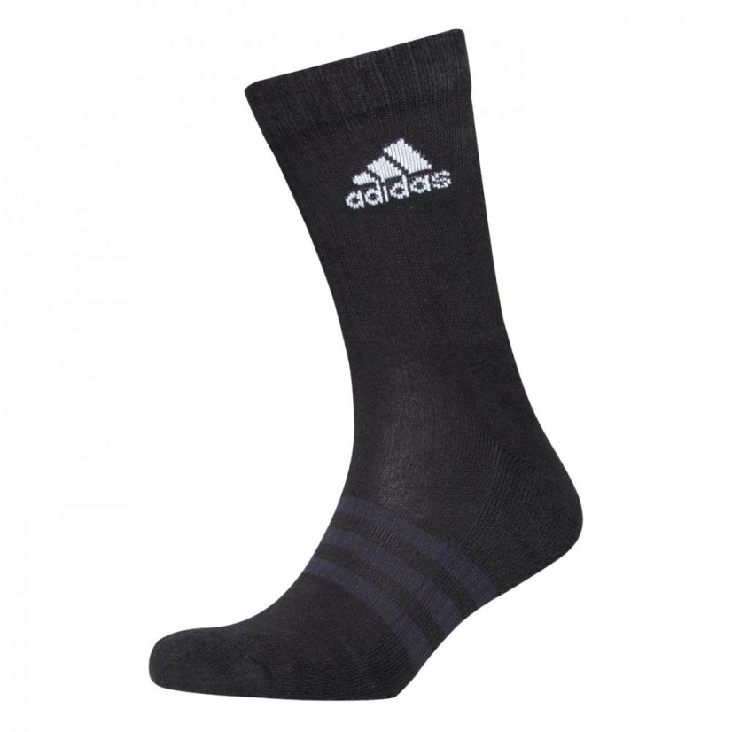 adidas Cushioned Crew Socks 3 Pack MegGreyHtr