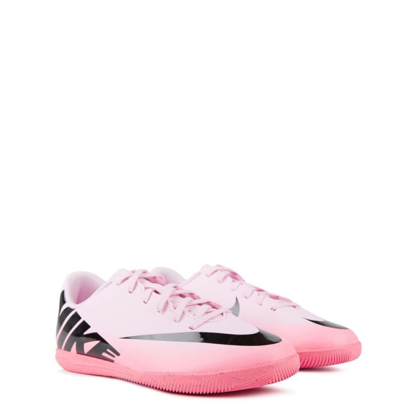 Nike Mercurial Vapor Club Infants Indoor Football Trainers Pink/Black