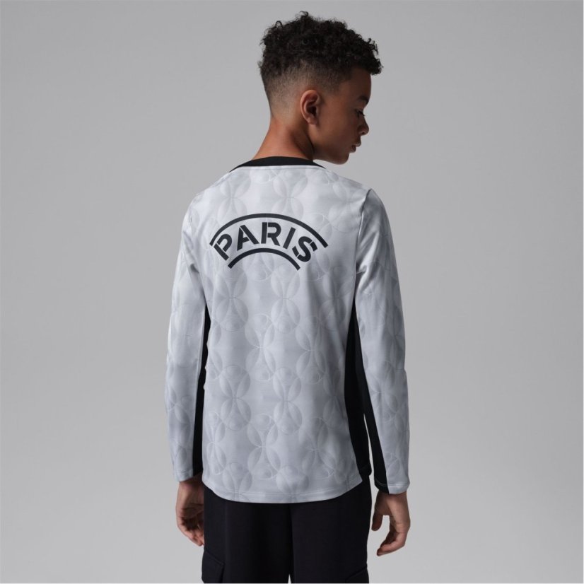 Nike Unisex Kids' PSG Licensed Drill Top Grey/Black