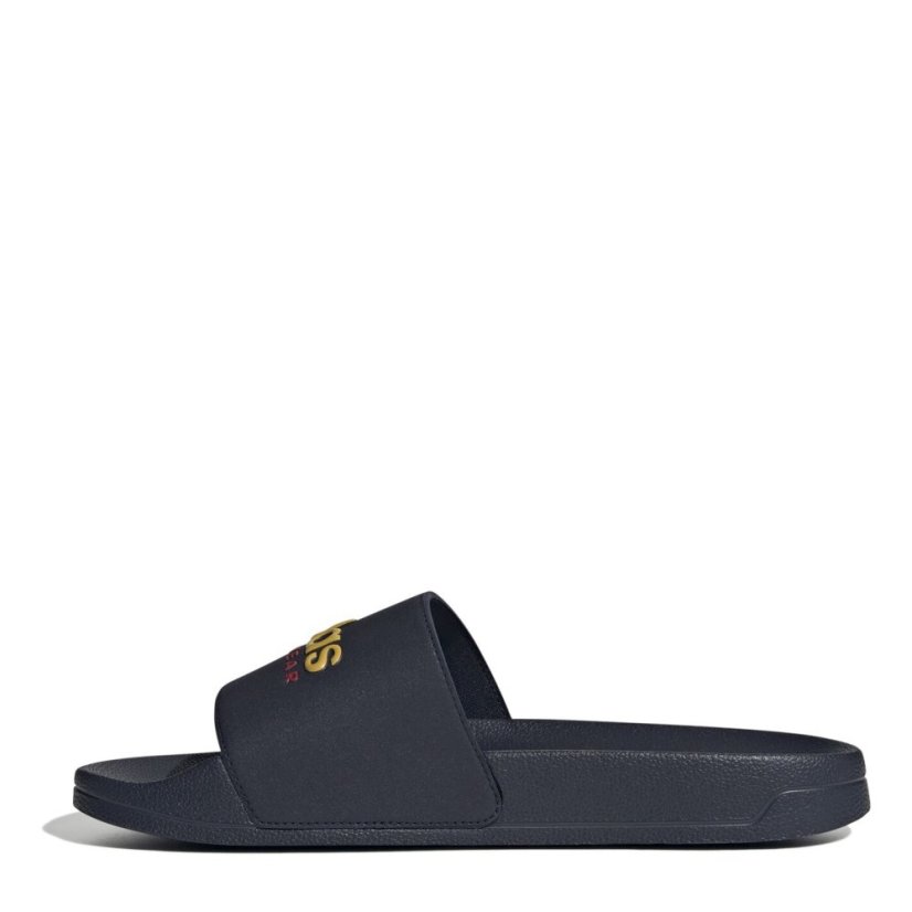 adidas Adilette Shower Slides Adults Navy/Red/Gold