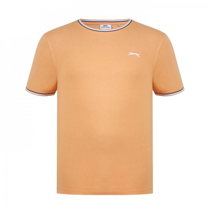 Slazenger Tipped T Shirt Mens Sweet Mandr