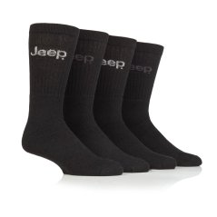 Jeep Plain Boot Sock Sn00 Black/Black