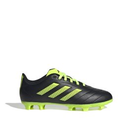 adidas Goletto VIII Firm Ground Football Boots Kids Core Black/Lem