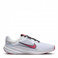 Nike Quest 5 Trainers Mens White/Fred
