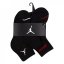 Air Jordan 6pk Ankle Sock Childs Gym Red