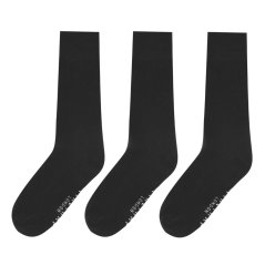 Firetrap 3 Pack Formal Socks Mens Black