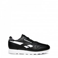 Reebok Classic Leather Mens Trainers Black/White