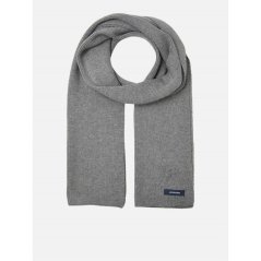 Jack and Jones DNA Cotton Scarf Mens Grey Melange