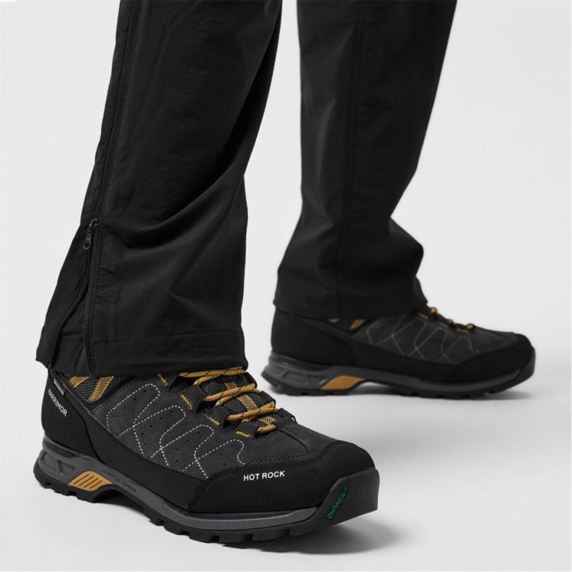 Karrimor Hot Rock Waterproof Walking Shoes Mens Charcoal/Yellow