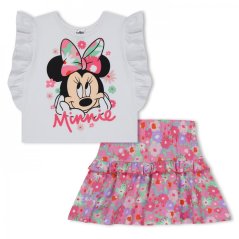 Character Girls Minnie Mouse Frill Top and Skirt Set Minnie Mouse