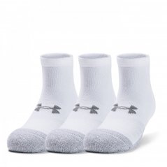 Under Armour Low Cut Socks 3 Pack White
