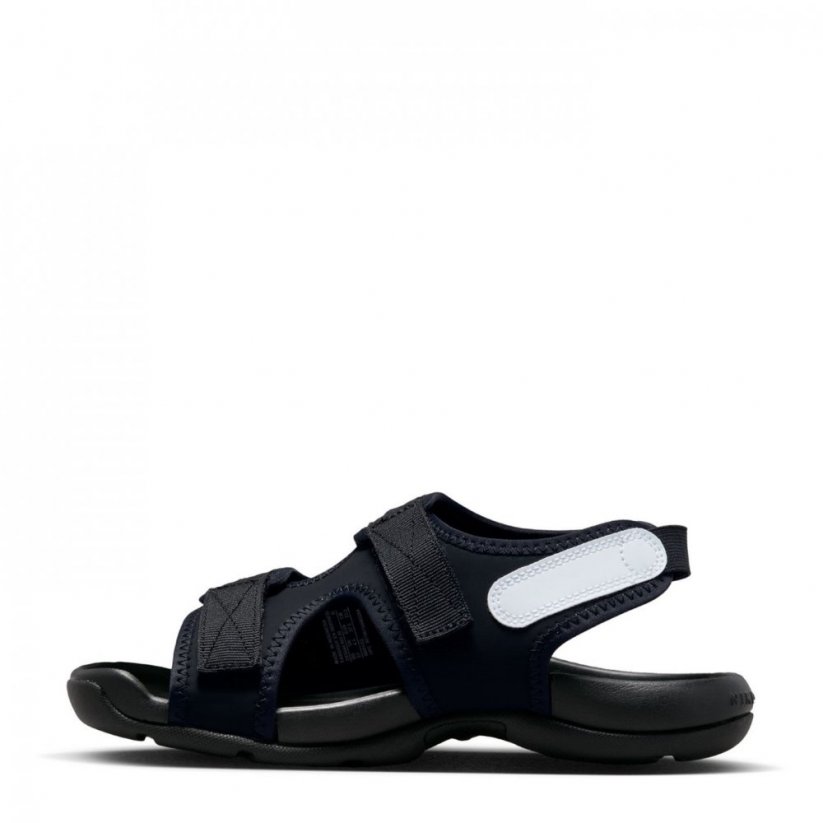 Nike Sunray Adjust 6 Big Kids' Slides Black/White