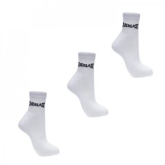 Everlast Quarter Sock 3 Pack Mens 12+ White