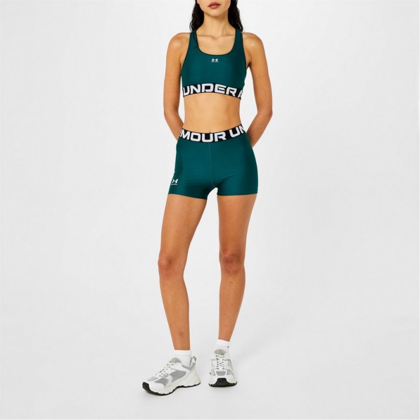 Under Armour heatgear® Authentic medium support shorts Womens. Teal