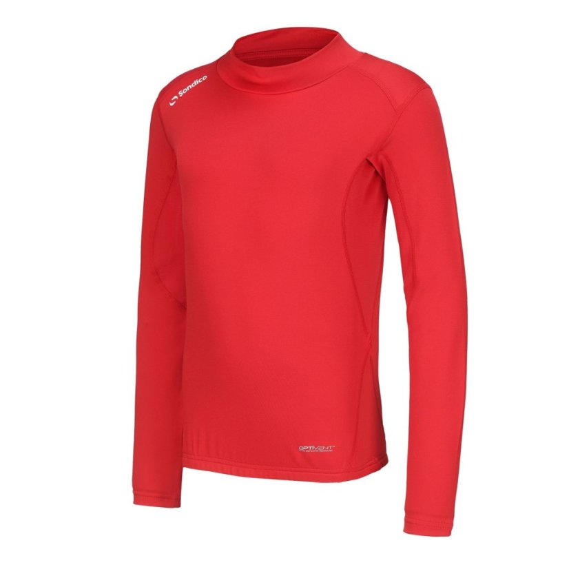 Sondico Mock Neck Baselayer Juniors Red