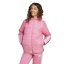 adidas Unisex Kids Essentials 3S Hooded Long Sleeve Puffer Jacket Pink/White
