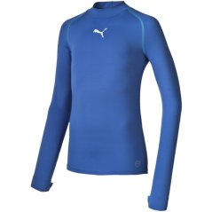 Puma (5) Tb Ls Tee Warm (Vent) Juniors Blue