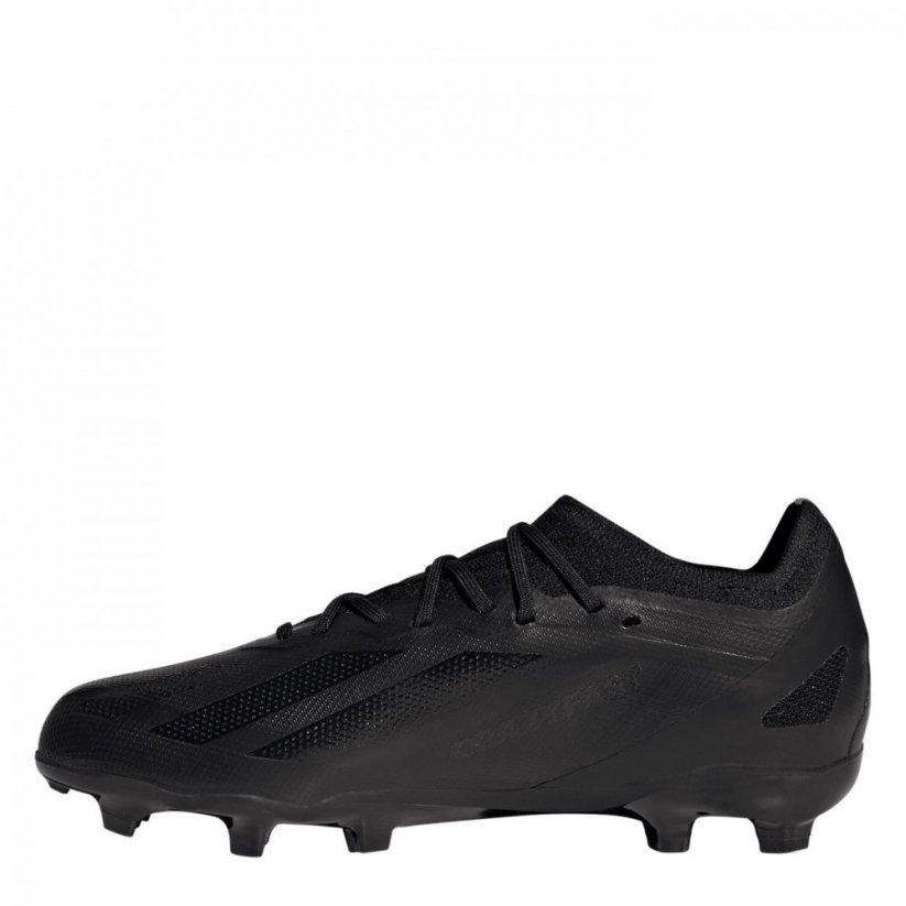 adidas x Crazyfast Elite Junior Firm Ground Football Boots Black/Black