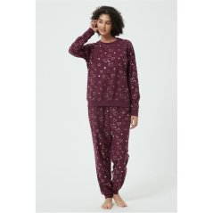 Linea Foil Heart Twosie Burgundy